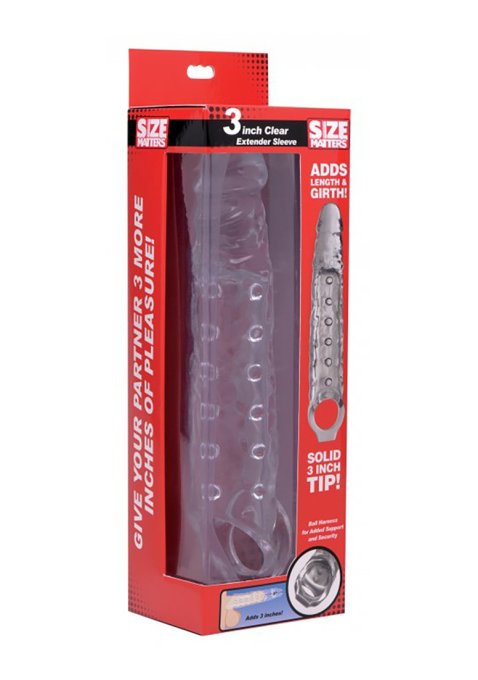Etui pénien Extender 22 x 5.6cm Transparent