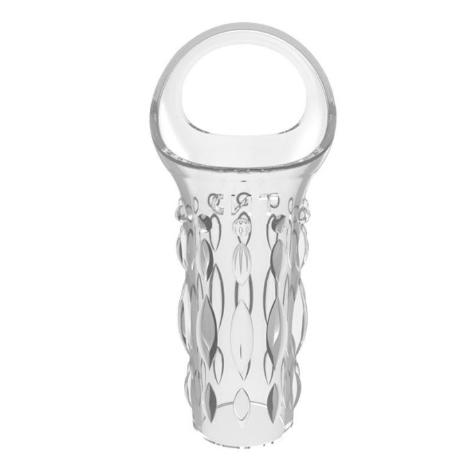 Etui pour Pénis Texturé Transparent 8 x 3.8cm