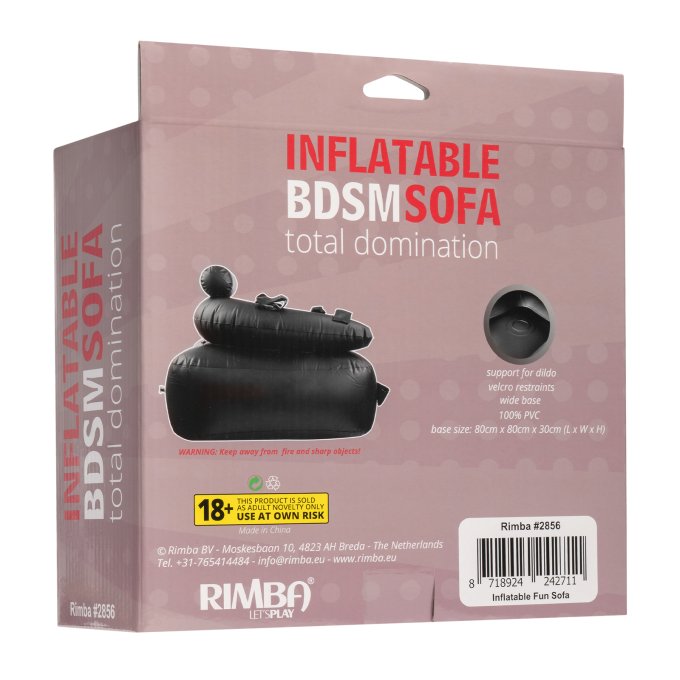 Fauteuil Gonflable avec Menottes Dom Sofa 80 x 80cm