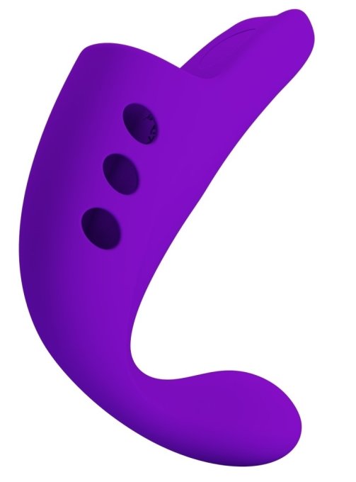 Gaine de Doigt Vibrante Gorgon Pretty Love 10.5 x 2cm Violet