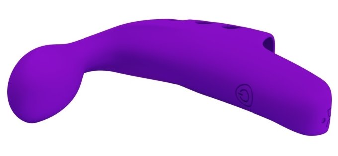 Gaine de Doigt Vibrante Gorgon Pretty Love 10.5 x 2cm Violet