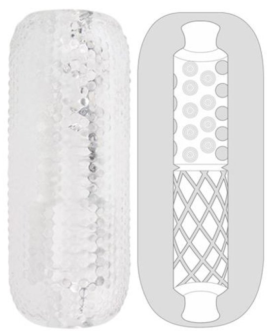 Gaine de masturbation Palm Stroker N°3 - 12.5cm transparente