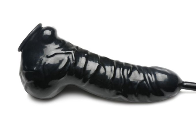 Gaine de pénis avec Tuyau Guzzler 18 x 3.8cm