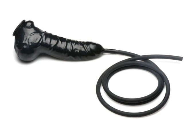 Gaine de pénis avec Tuyau Guzzler 18 x 3.8cm