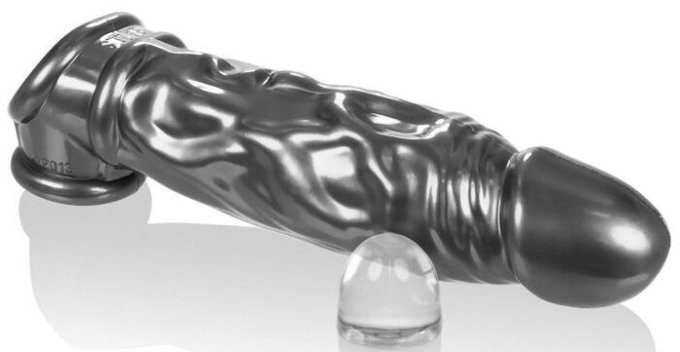 Gaine de pénis Butch 17 x 5 cm Grise