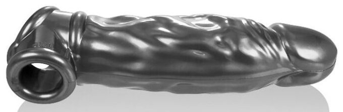 Gaine de pénis Butch 17 x 5 cm Grise