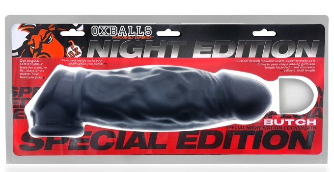 Gaine de pénis Butch Night Edition 17 x 5 cm Noire