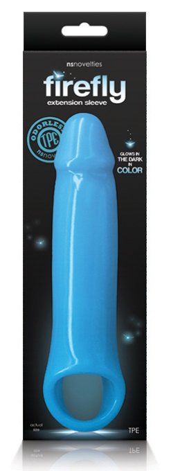 Gaine de pénis Glow Firefly 20cm
