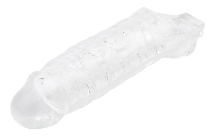 Gaine de pénis Mighty 15 x 4.5cm Transparente