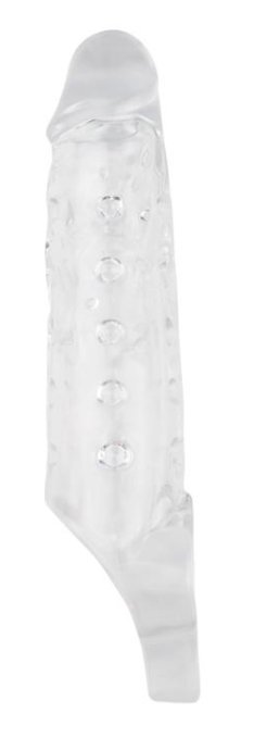 Gaine de pénis Mighty 15 x 4.5cm Transparente