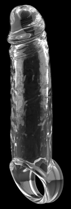 Gaine de pénis Mini Decal 14 x 4 cm Transparente