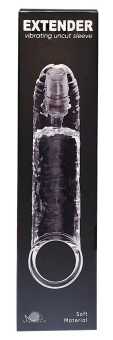 Gaine de pénis Mini Uncut 13 x 4 cm Transparente