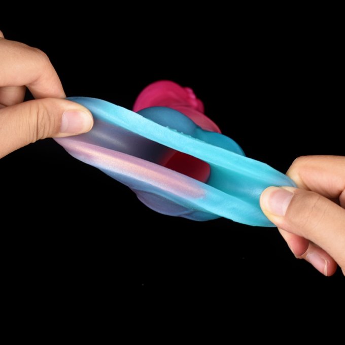 Gaine de pénis Nott Very Dick 18 x 6.5cm Rose-Bleu