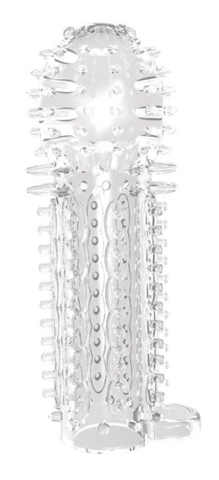 Gaine de pénis Nubby 14.5 x 4.8cm Transparente