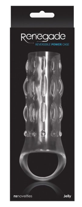 Gaine de pénis Power Cage 11 x 4cm Clear