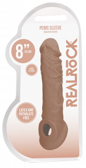 Gaine de pénis Realrock Curve 17 x 4.5cm Latino