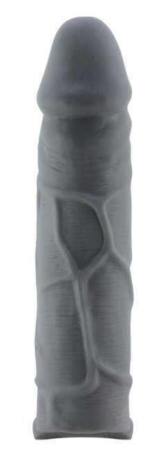 Gaine de pénis Realtick 16 x 3.8 cm Grise