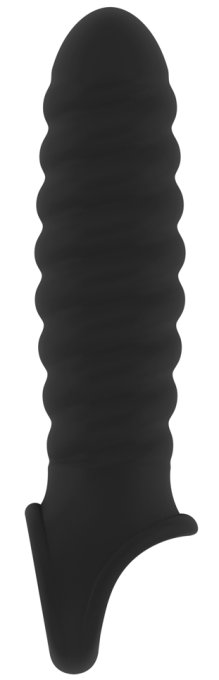 Gaine de pénis Ribby Penis Sono N°32 - 11 x 3 cm Noire