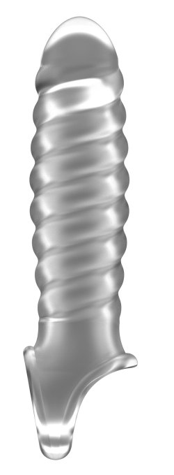 Gaine de pénis Ribby Penis Sono N°32 - 11 x 3 cm Transparente