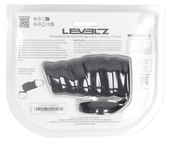 Gaine de pénis Sleerib 10 x 5cm