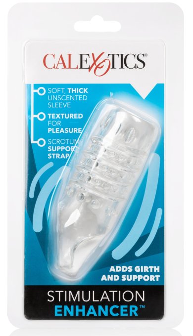 Gaine de pénis Stimulation Enhance 8 x 4cm Transparente