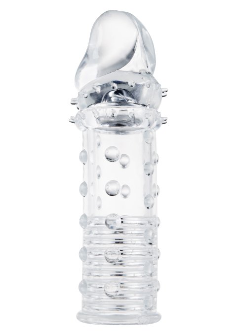 Gaine de pénis Stud Sleeve 15 x 4.2cm Transparente