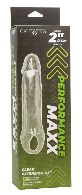Gaine de pénis transparente Performance Maxx 18 x 5cm