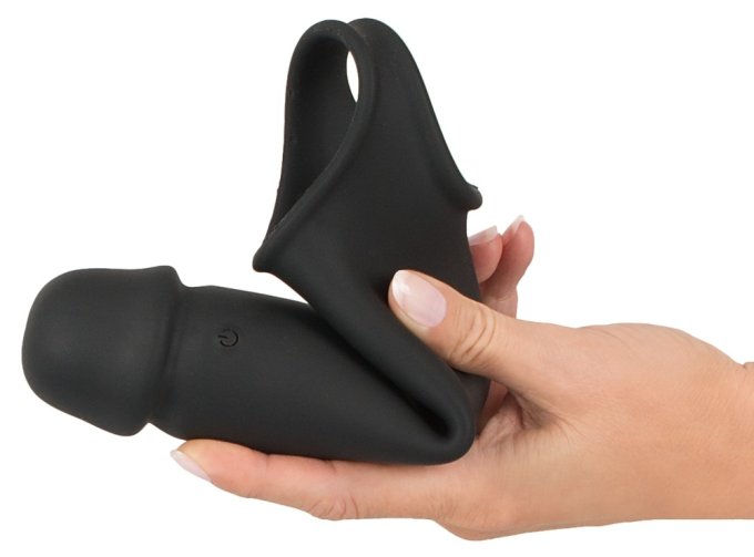 Gaine de pénis vibrante Extension Rebel 19 x 4.5cm