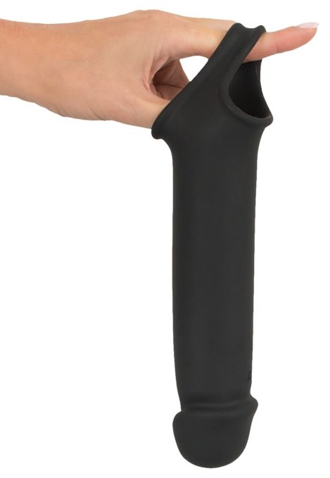 Gaine de pénis vibrante Extension Rebel 19 x 4.5cm