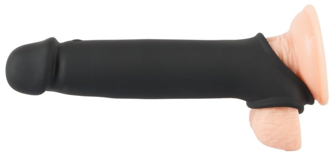 Gaine de pénis vibrante Extension Rebel 19 x 4.5cm