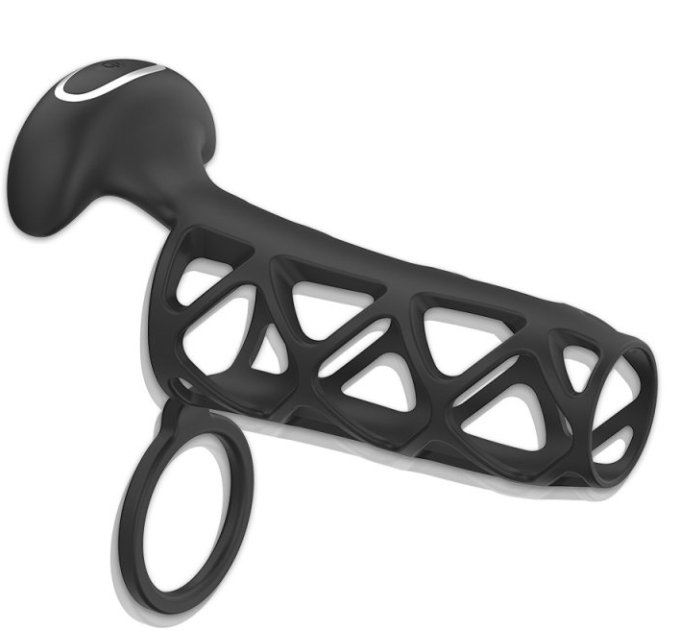 Gaine de Pénis Vibrante Trisily 10.5 x 4cm