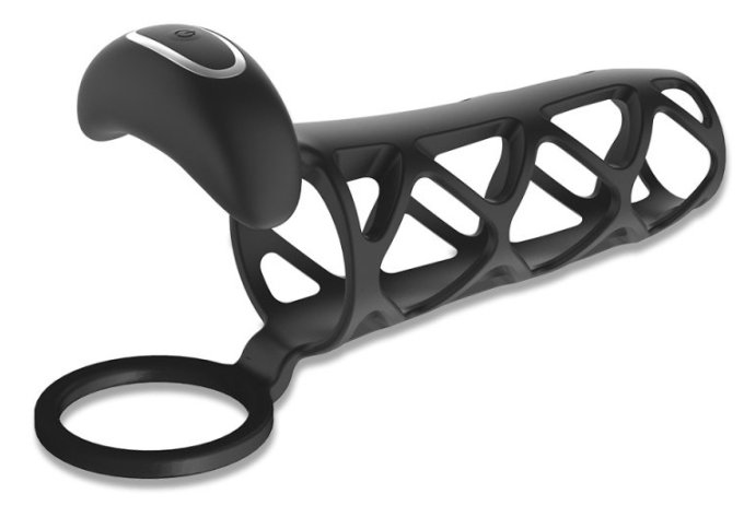 Gaine de Pénis Vibrante Trisily 10.5 x 4cm