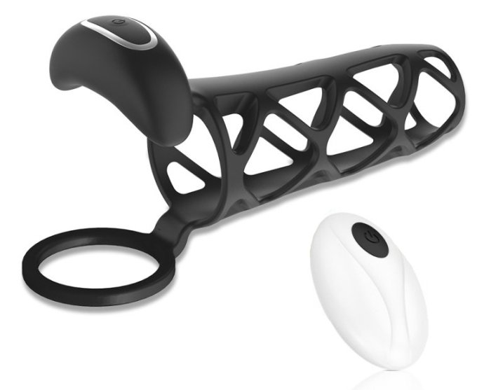 Gaine de Pénis Vibrante Trisily 10.5 x 4cm