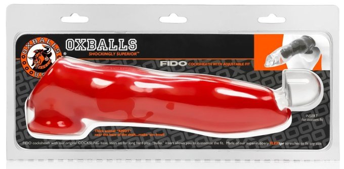 Gaine de sexe Fido Cock Sheath 20 x 6cm Rouge