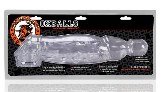 Gaine pour pénis Butch 17 x 5 cm Transparente