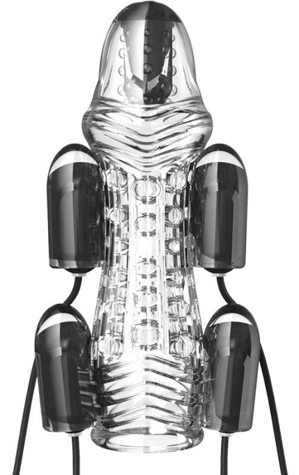 Gaine vibrante de masturbation Vibe Extreme 5 Vibrations