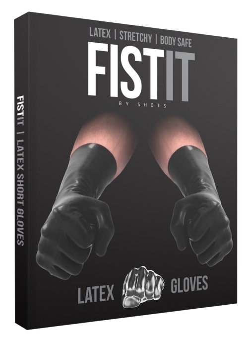 Gants en Latex Fist It Noirs