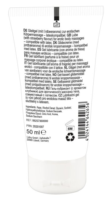 Gel de Massage Fraise 50ml