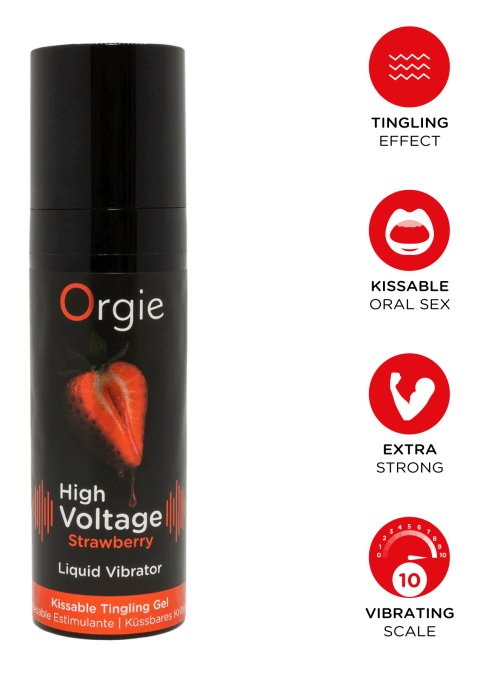 Gel vibrant High voltage Fraise 15ml