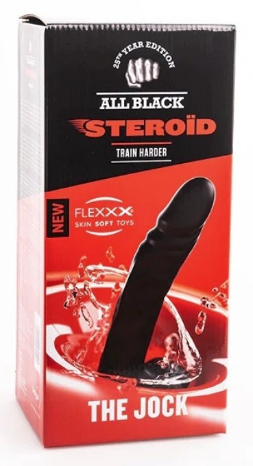 Gode ABS01 The Jock All Black Steroïd 22 x 5.5cm