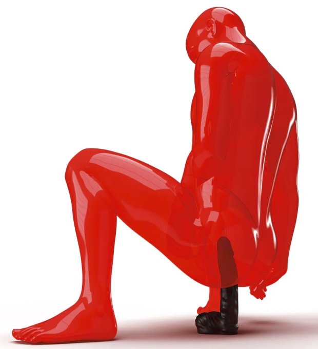 Gode ABS01 The Jock All Black Steroïd 22 x 5.5cm