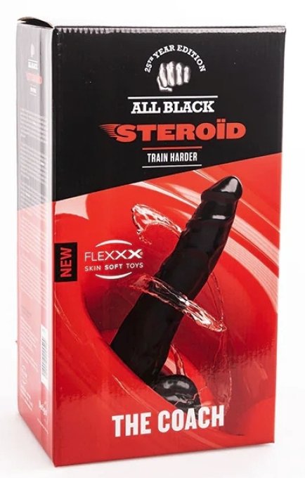 Gode ABS02 The Coach The All Black Steroïd 25 x 7cm
