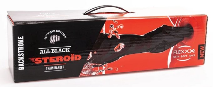 Gode ABS15 Backstroke All Black Steroïd 35 x 11cm