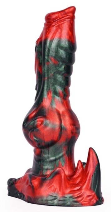 Gode AKORIX 17 x 6cm Noir et Rouge