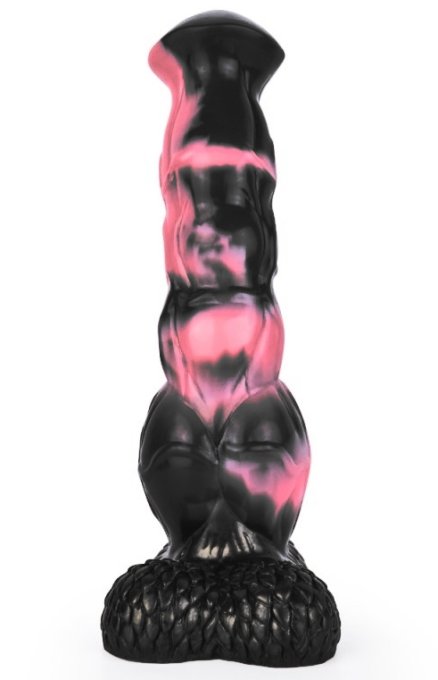 Gode Animal Arhulf 21 x 6cm Noir-Rose