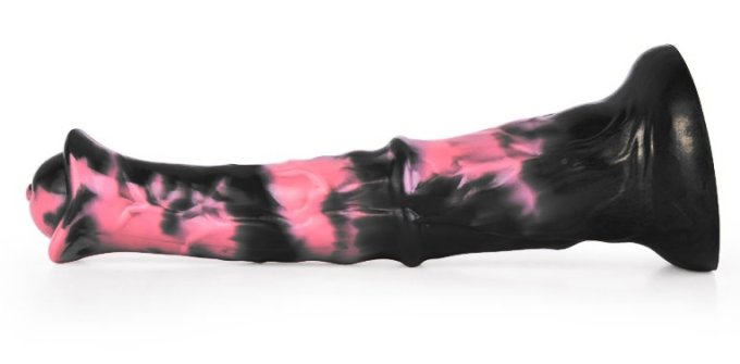 Gode Animal Exulf 26 x 6cm Noir-Rose