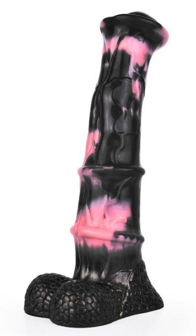 Gode Animal Ponulf 22 x 5.5cm Noir-Rose