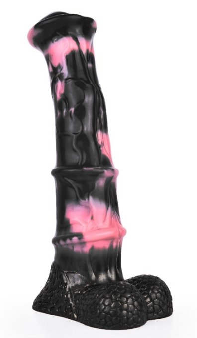Gode Animal Ponulf 22 x 5.5cm Noir-Rose