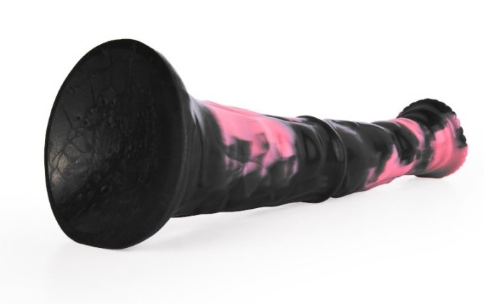 Gode Animal Ragulf 26 x 5.5cm Noir-Rose