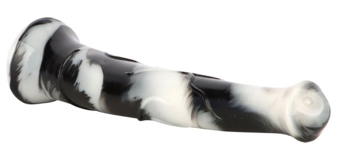 Gode Big Horse 38 x 6.5cm Noir et Blanc